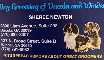 Gwinnett Business Dacula Dog Grooming in Dacula GA